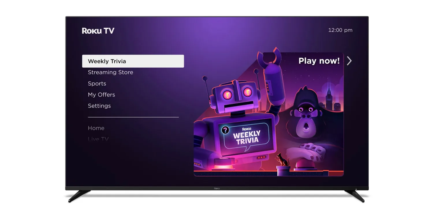 Roku Launches 'Roku Weekly Trivia' Game on Homescreen for Entertainment Buffs